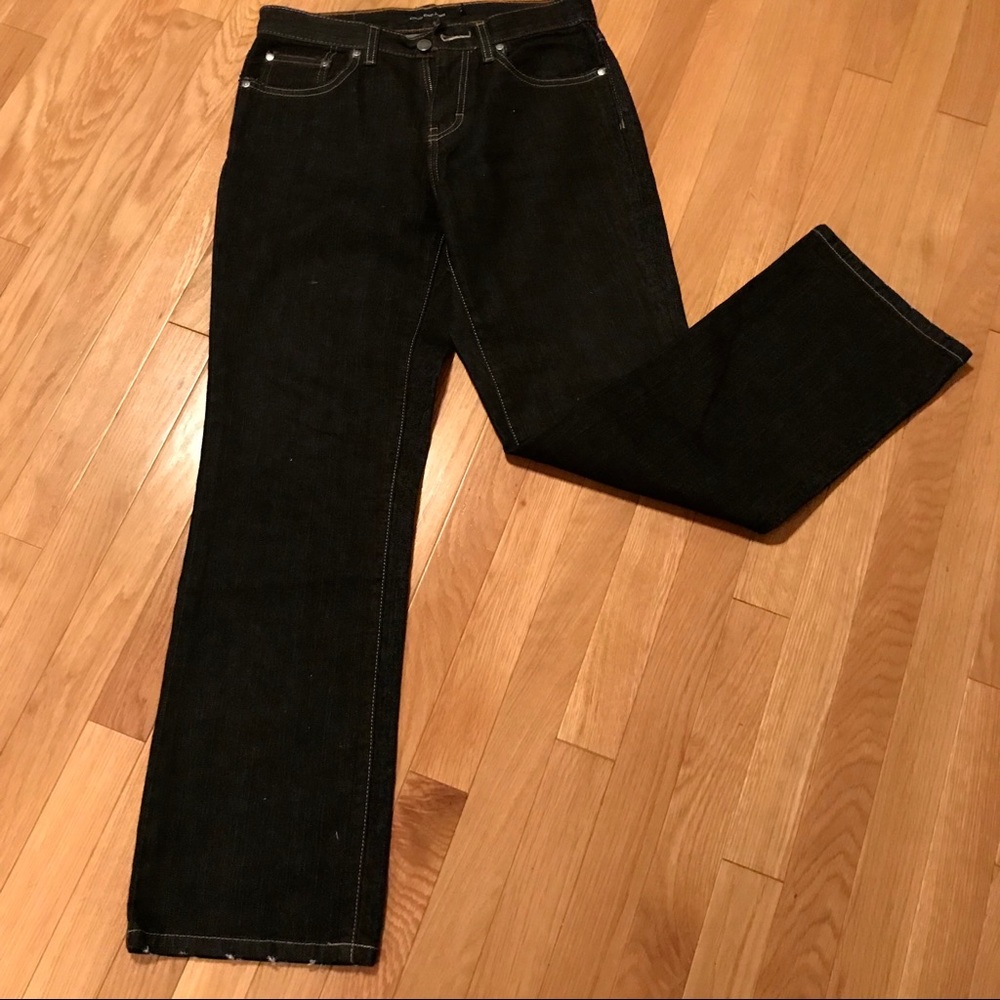 Calvin Klein Vintage Black Bootleg Jean - Picture 1 of 3
